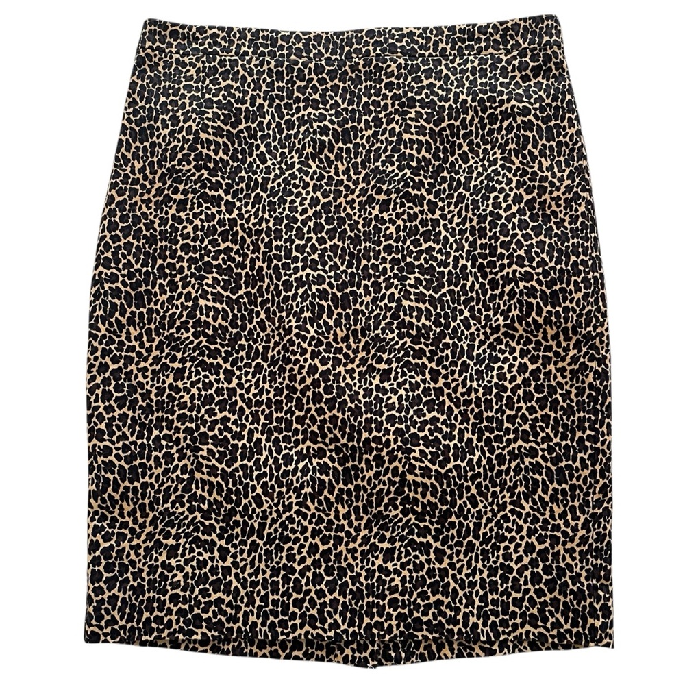 J. Crew Leopard Print Pencil Skirt 4